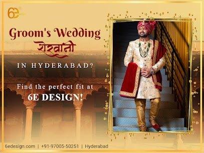 Premium Wedding Sherwani for Men in Hyderabad | 6E Design