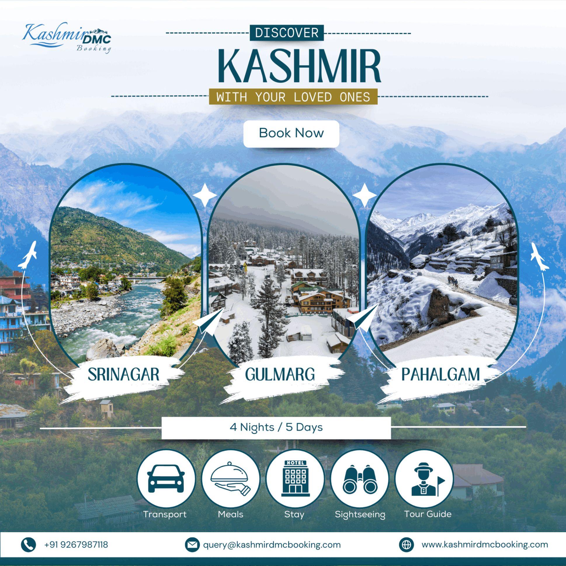 Top B2B Tour & Travel Partner for Kashmir DMC