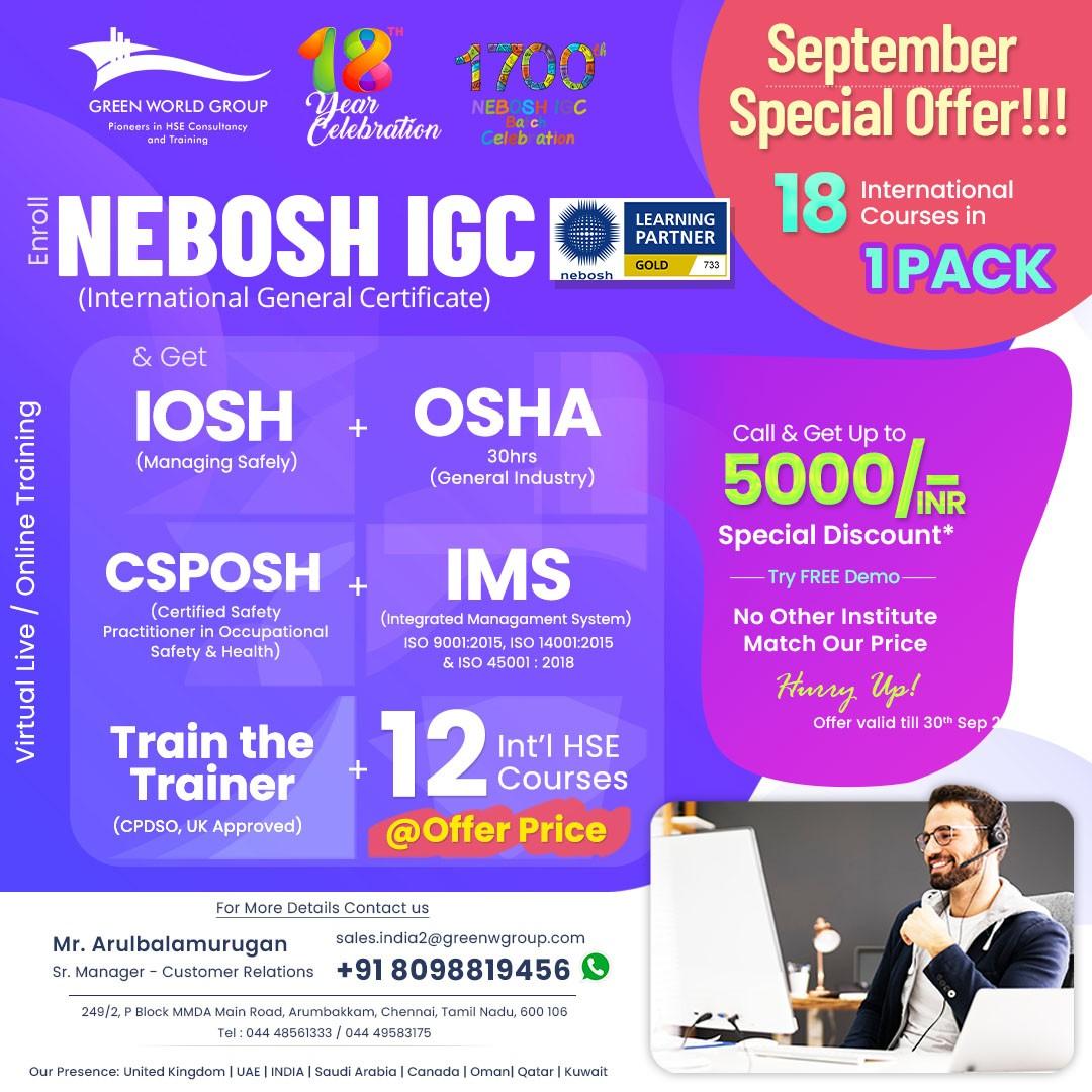  Enroll in NEBOSH IGC and Unlock a World of Opportunities!