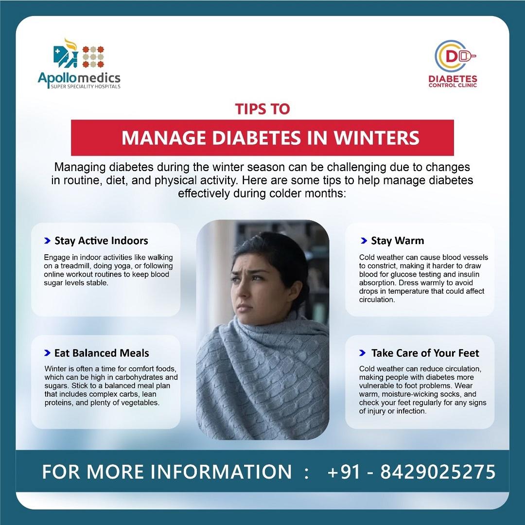Manage Diabetes This Winter! Dr. Mayank Somani