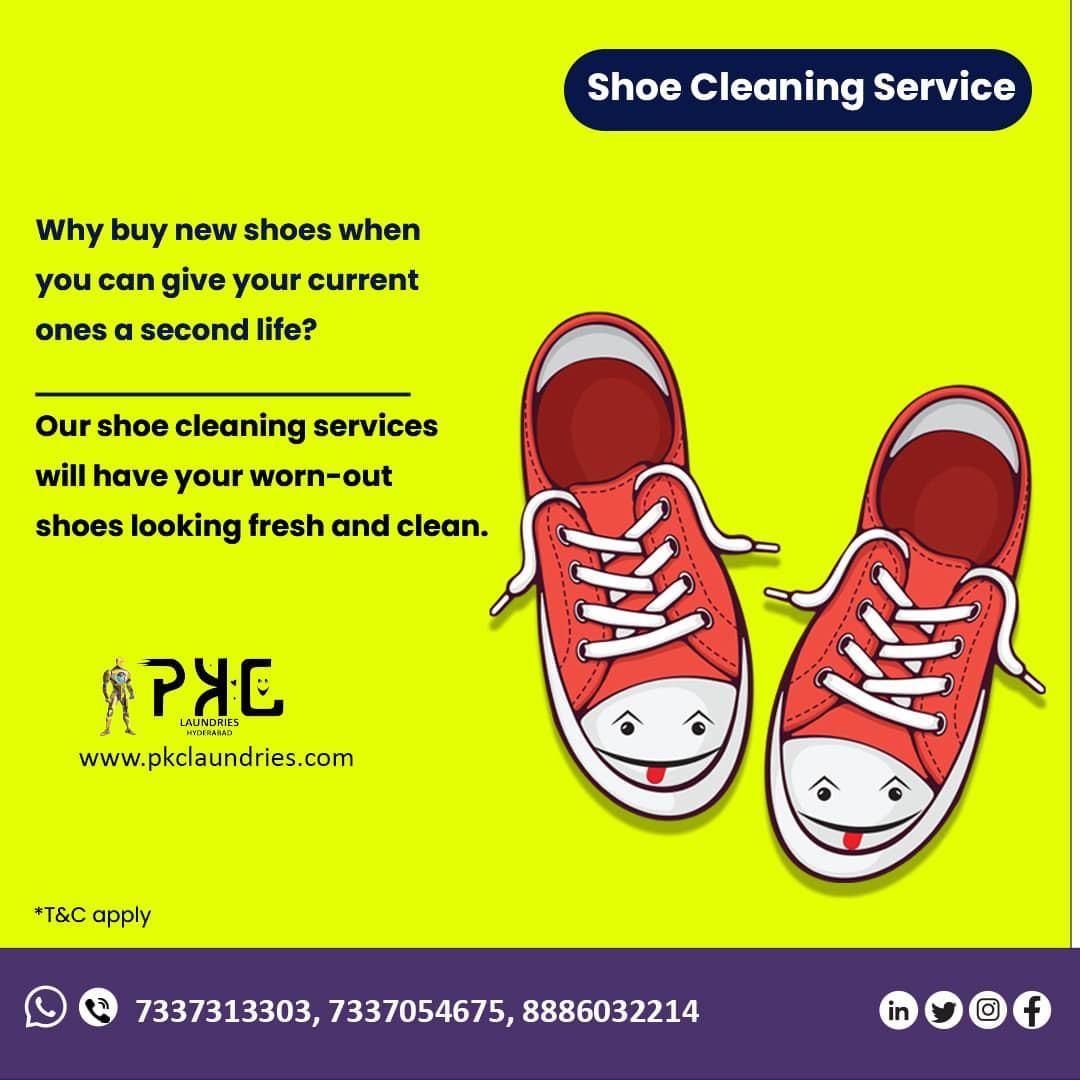 Best shoe laundry in Hyderabad -  PKC Laundries