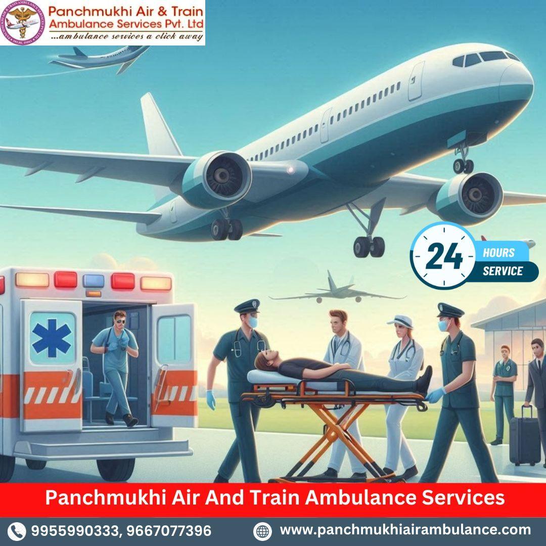 Hire Panchmukhi Air Ambulance Services in Patna with Qualified Medical Crew