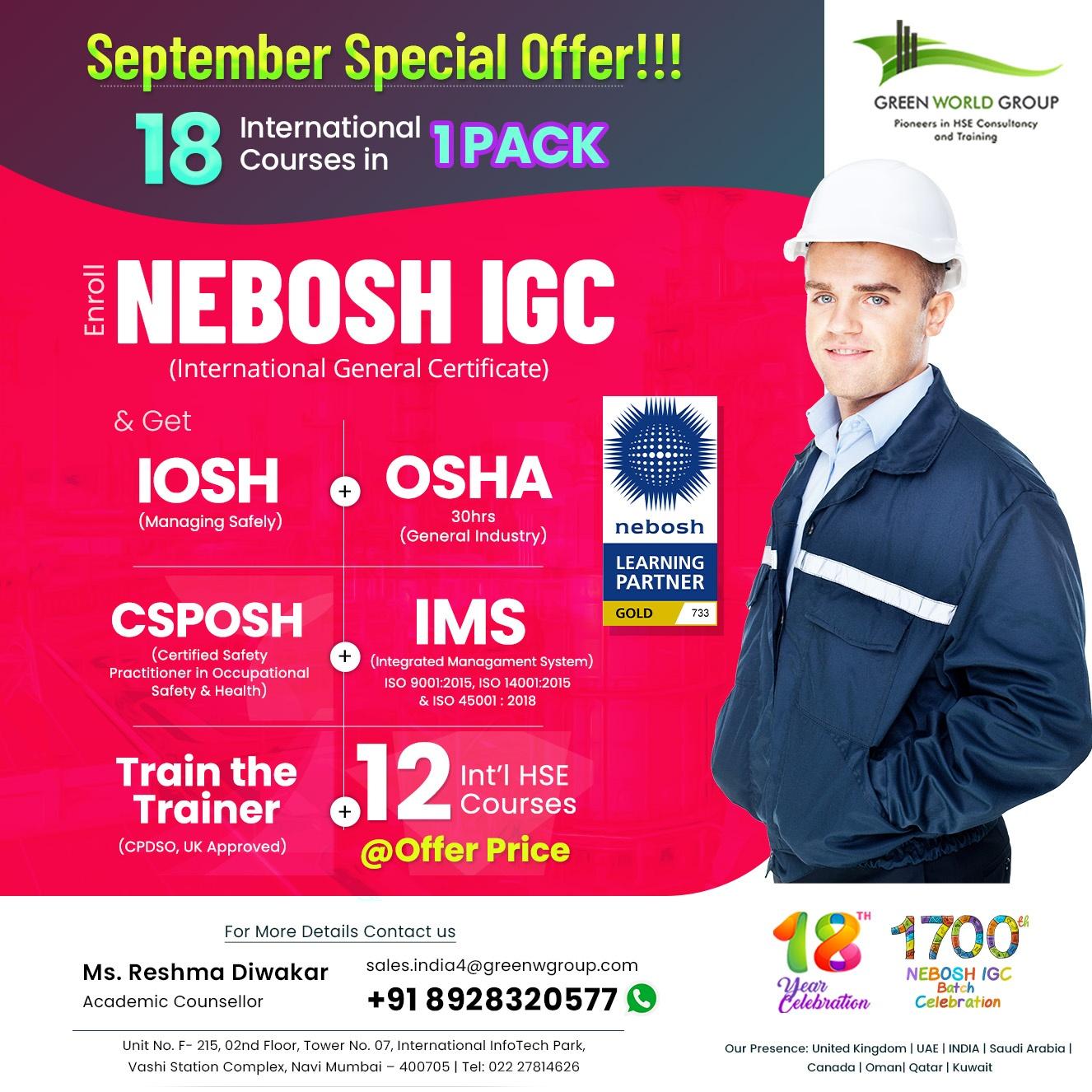 Kickstart Your Safety Career with NEBOSH IGC!