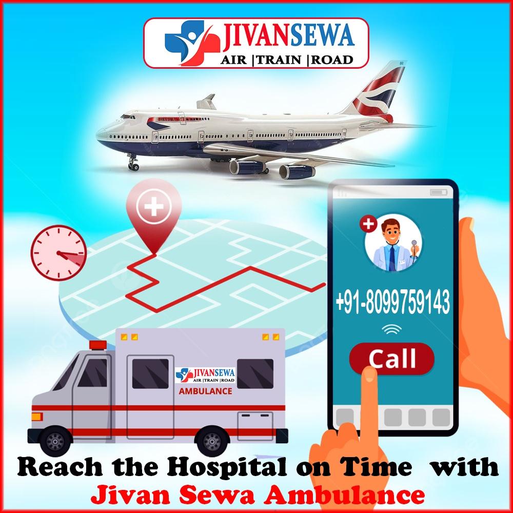 Jivan Sewa Air and Train Ambulance in Siliguri - Hire For Medical Transfer