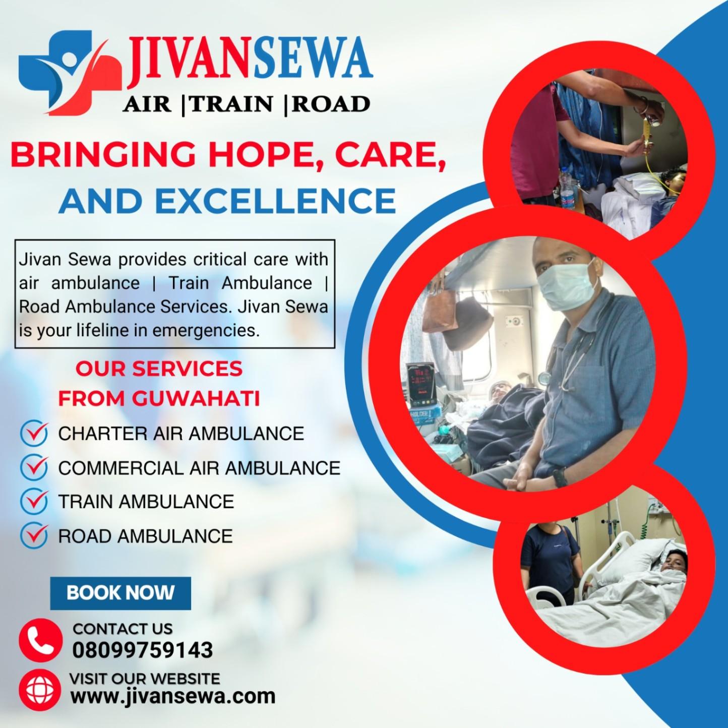 Jivan Sewa Air and Train Ambulance in Dibrugarh - Get the Top Level Services