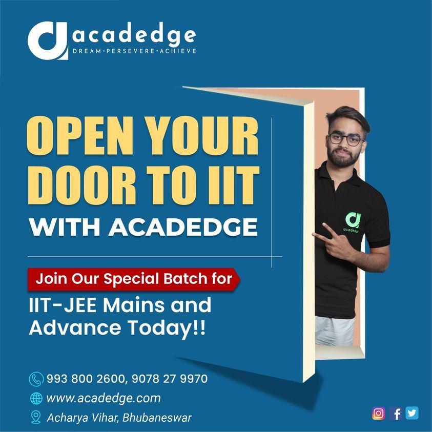 Best IIT JEE NEET Coaching Institute in Odisha - Acadedge 