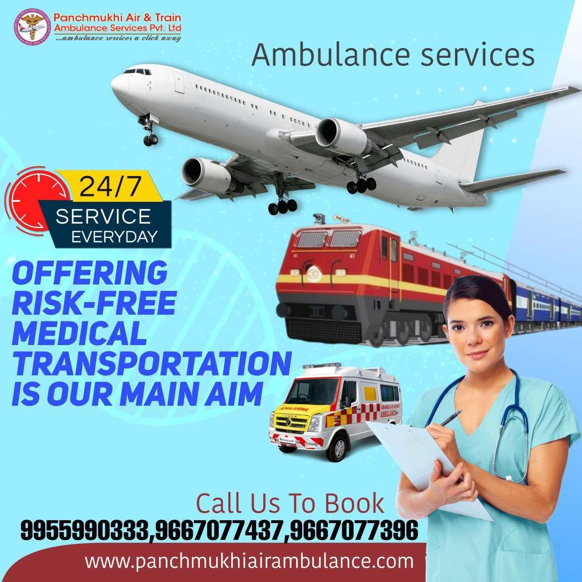 Get Unmatched Medical Aptitudes by Panchmukhi Air Ambulance Services in Ranchi