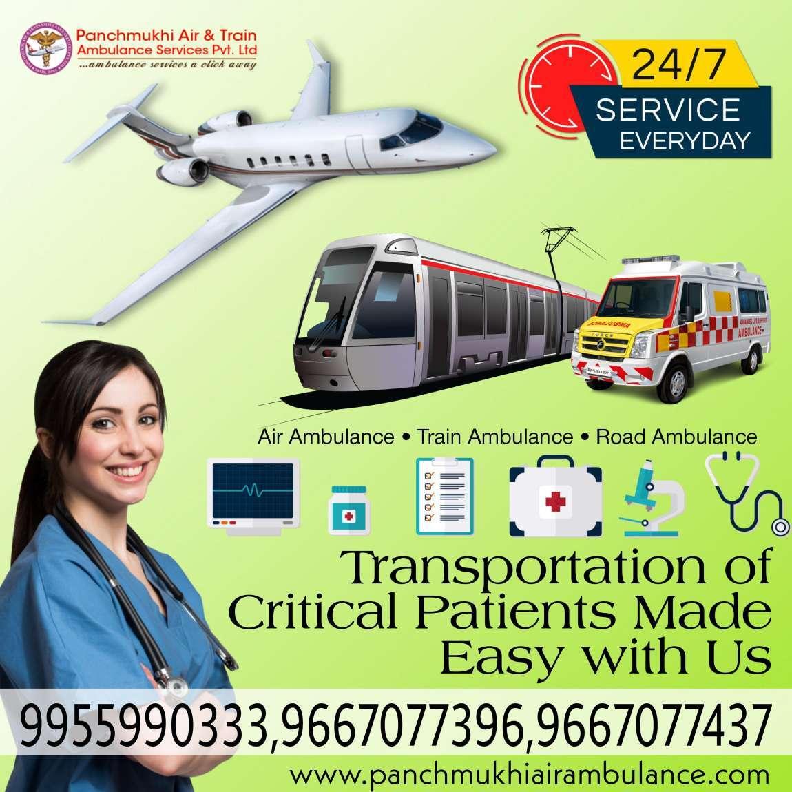 Get All Healthcare Advantages by Panchmukhi Air Ambulance Services in Kolkata