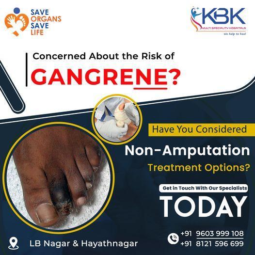 best treatment for gangrene KBK Hospital