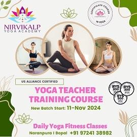 yoga teachers training course, online /  offline, nirvikalp yoga academy