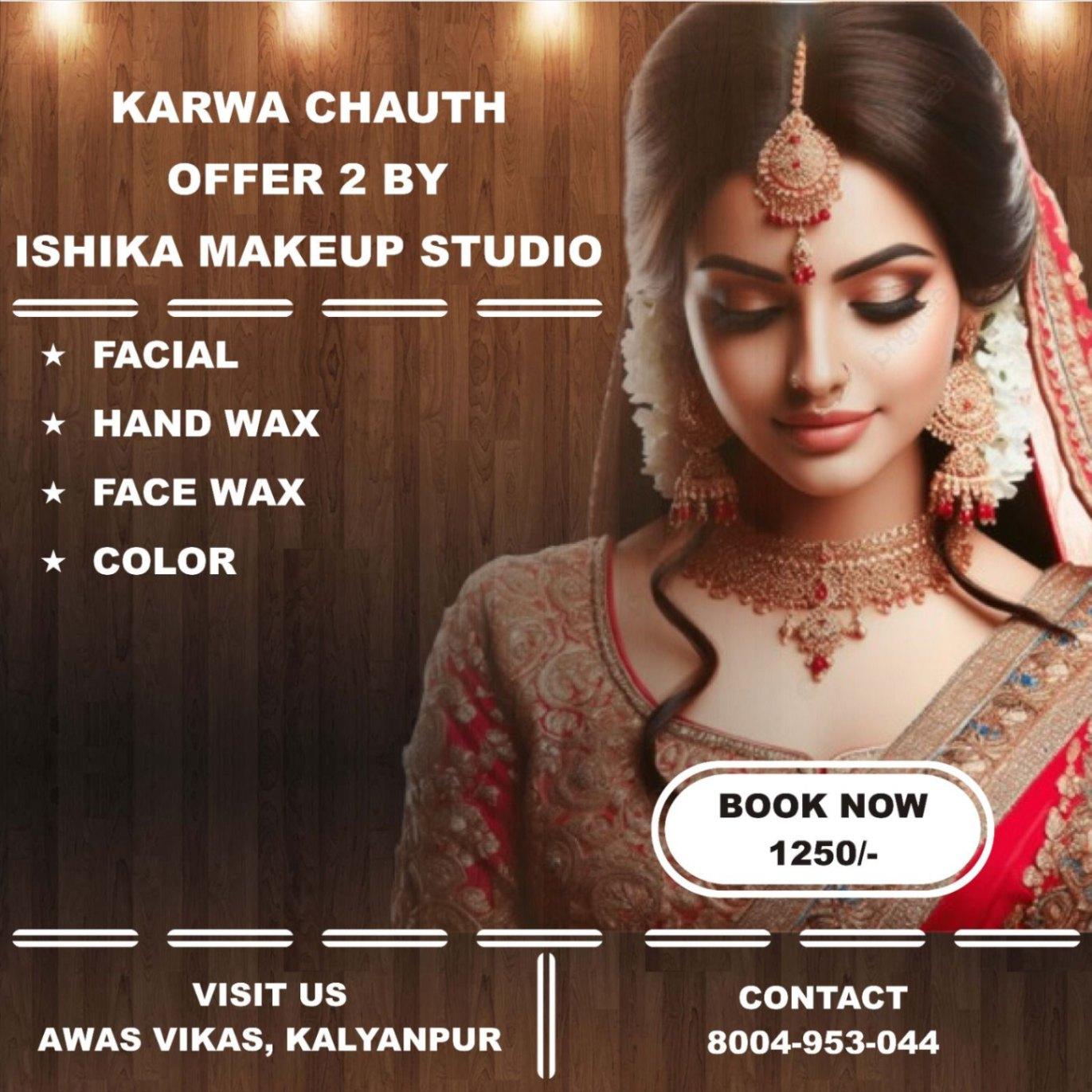 Karwachauth Special Offer by Ishika Makeup Studio