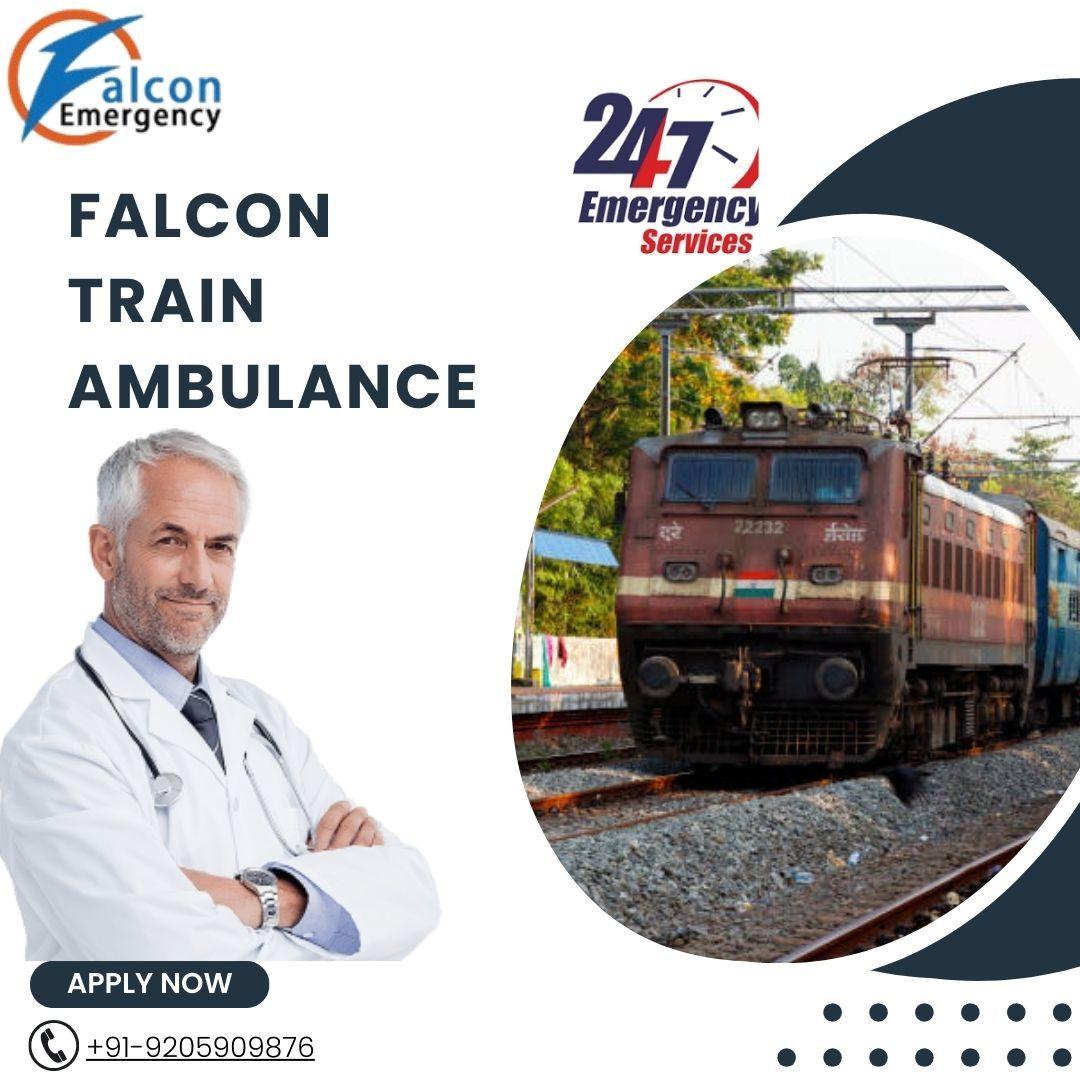 Falcon Train Ambulance in Ranchi is making arrangements for shifting patients