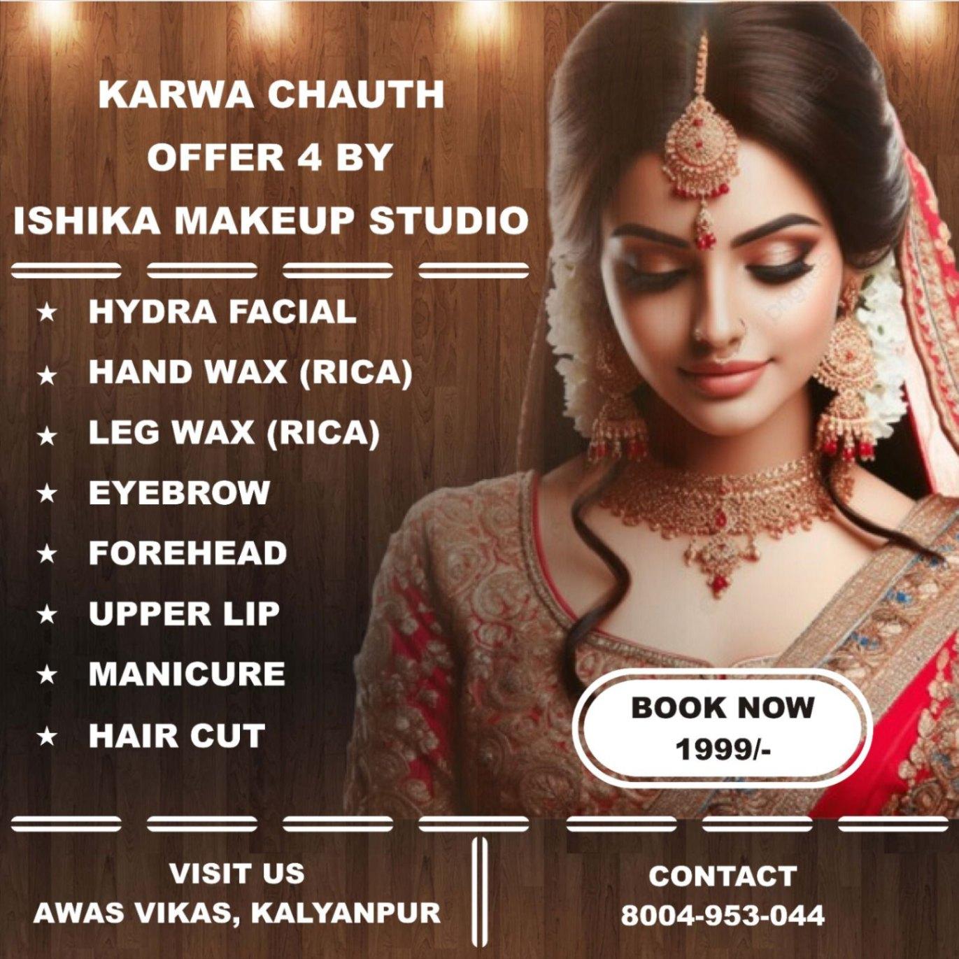 Karwachauth Special Offer by Ishika Makeup Studio