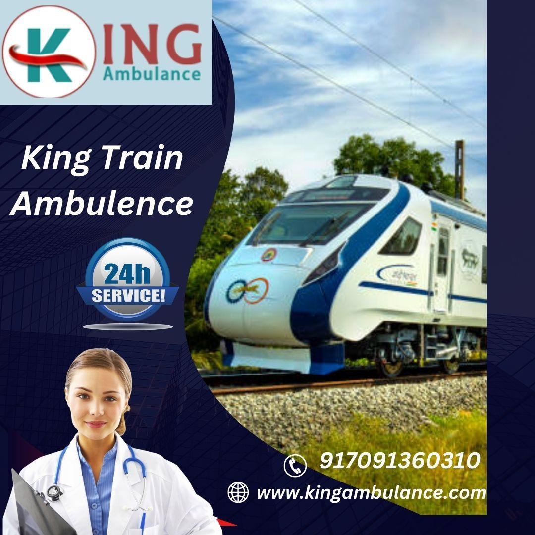King Train Ambulance for medical requirements in Ranchi