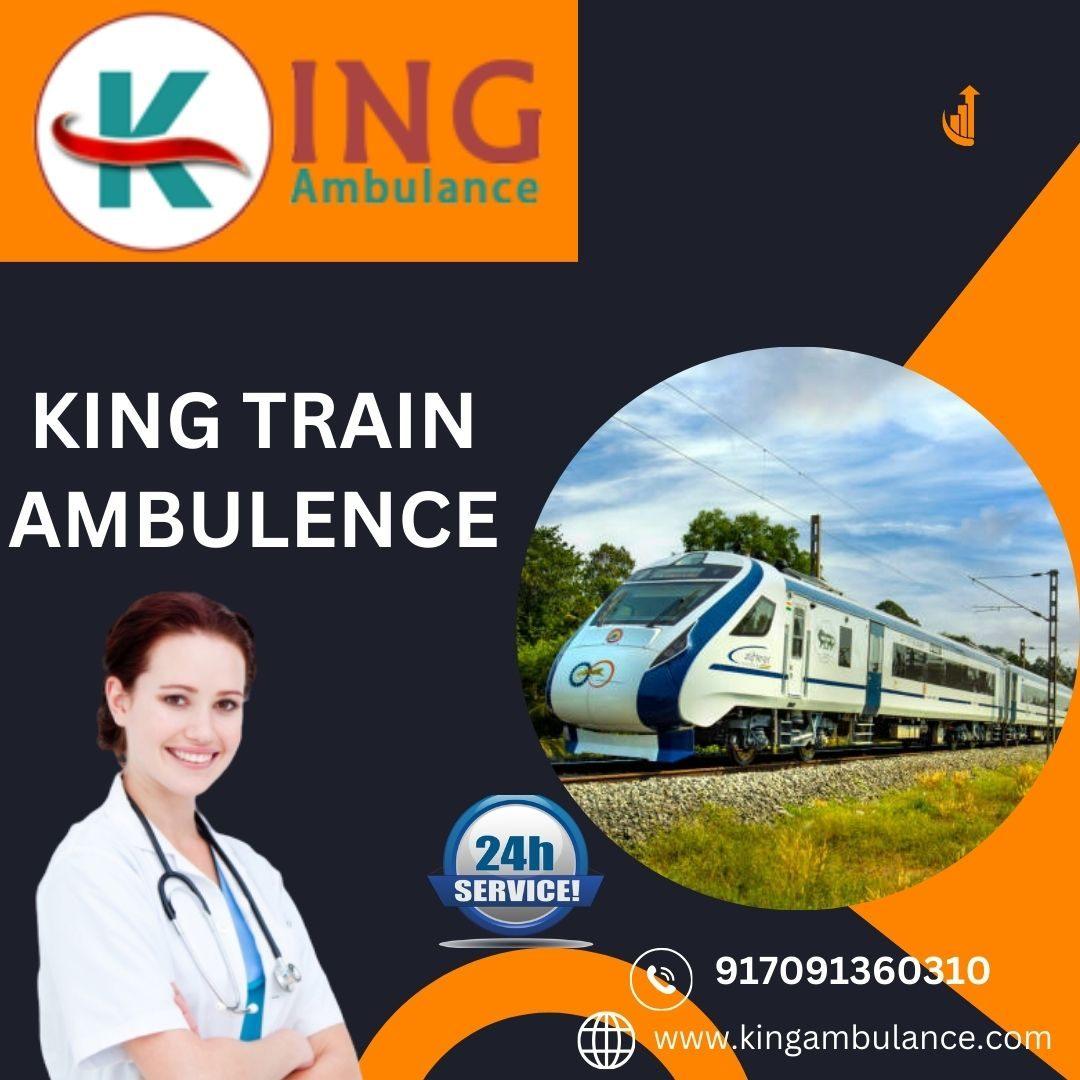  King Train Ambulance in Guwahati, Along with the Expert Healthcare Unit