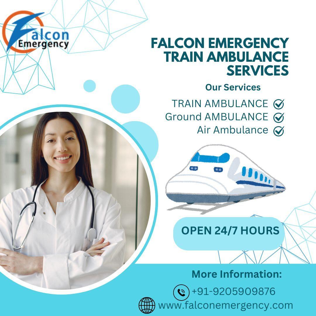 Falcon Train Ambulance in Patna is Available to Deliver Comfortable Transfer