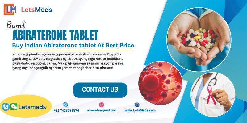 Get the Best Abiraterone Tablet Price in the Philippines at LetsMeds