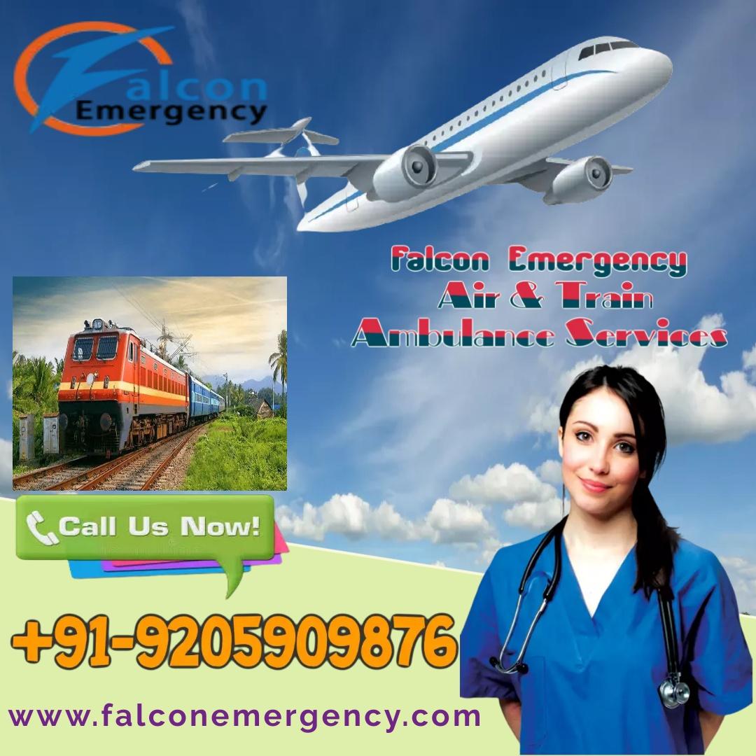 Falcon Train Ambulance Patna is Offering Train Transfer with Advanced Amenities