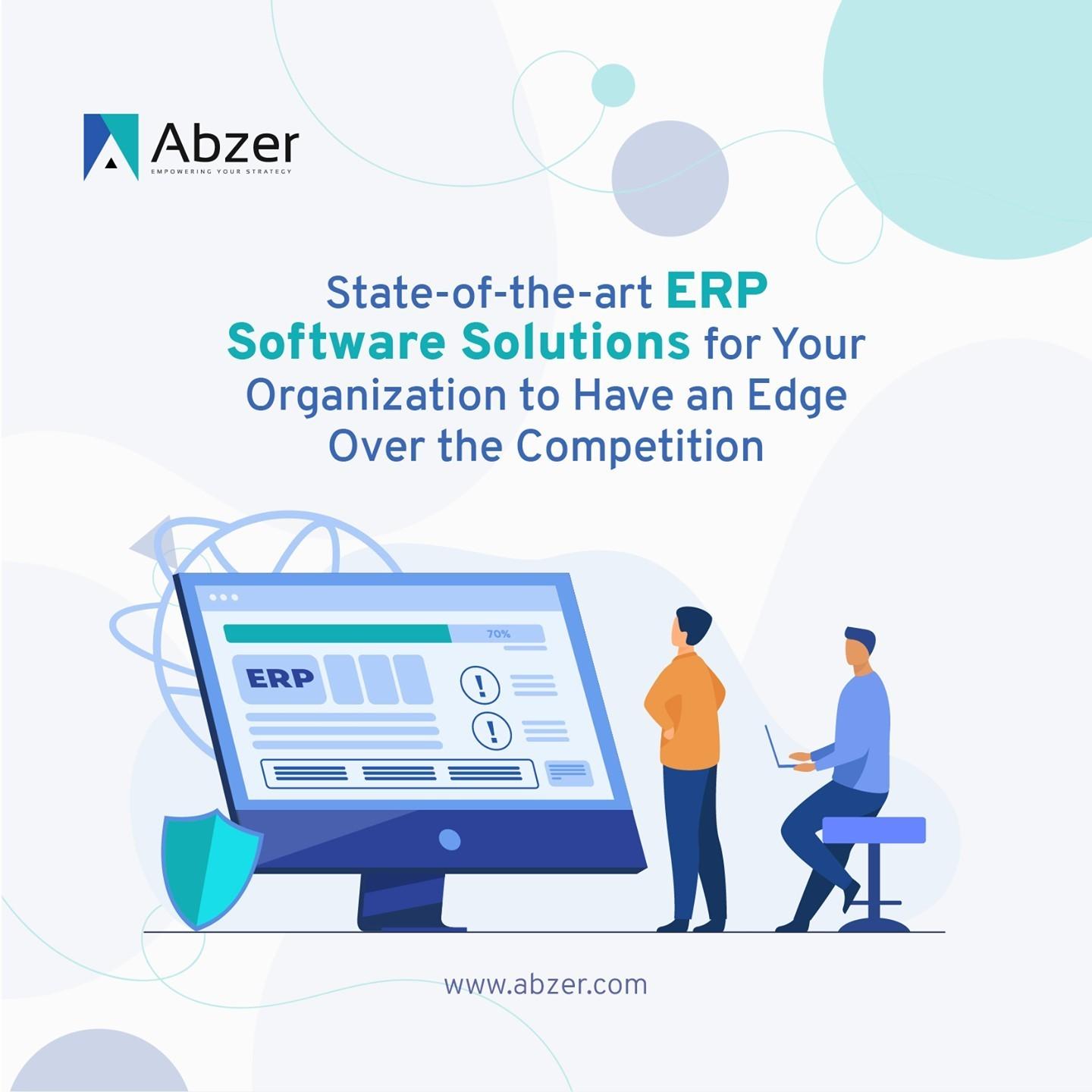 Abzer's scalable ERP software solutions for your Business!