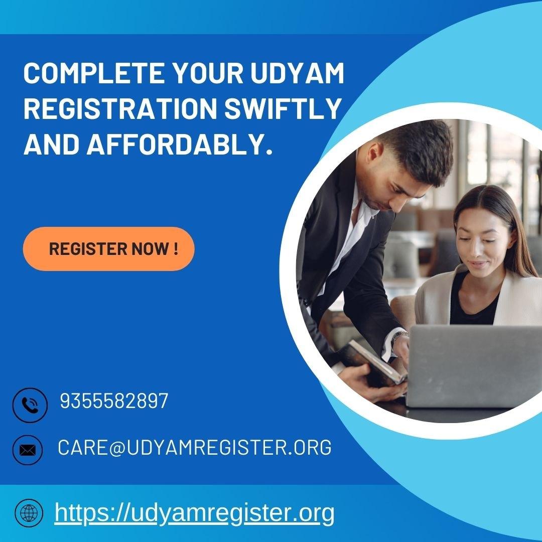 Complete Your Udyam Registration Swiftly and Affordably.