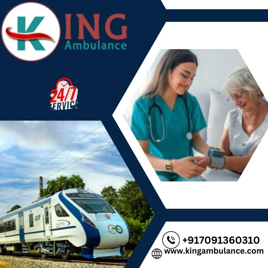 Get King Train Ambulance Services from Mumbai to any area