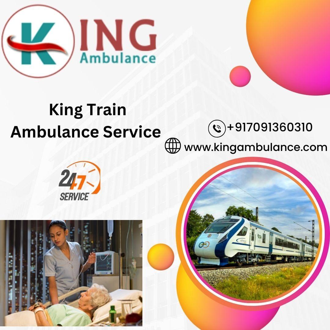 Comfort is provided By King Train Ambulance Service in Guwahati