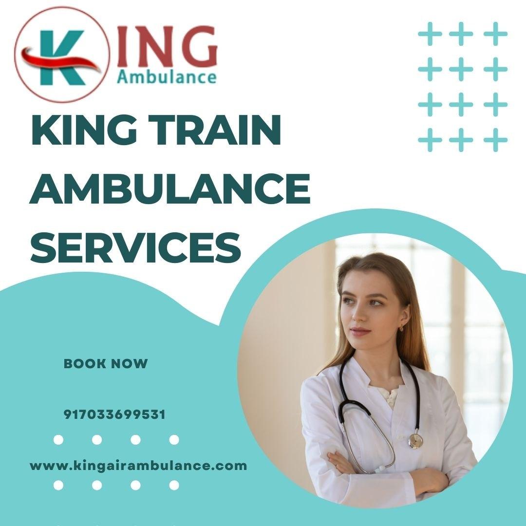 King Train Ambulance from Ranchi to Mumbai provides  trained medical staff