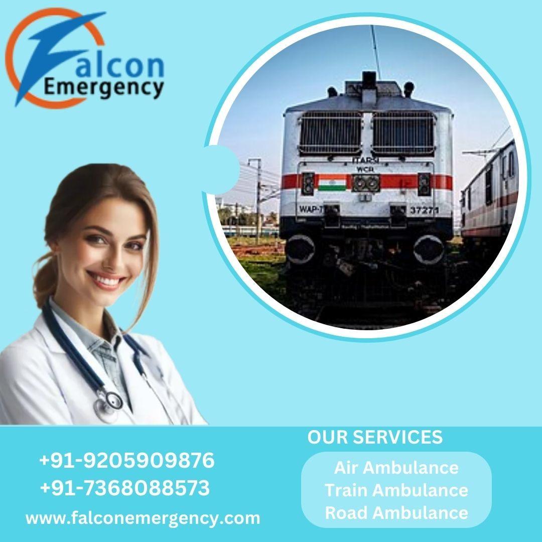For Risk-Free Medical Transportation a Falcon Train Ambulance in Patna
