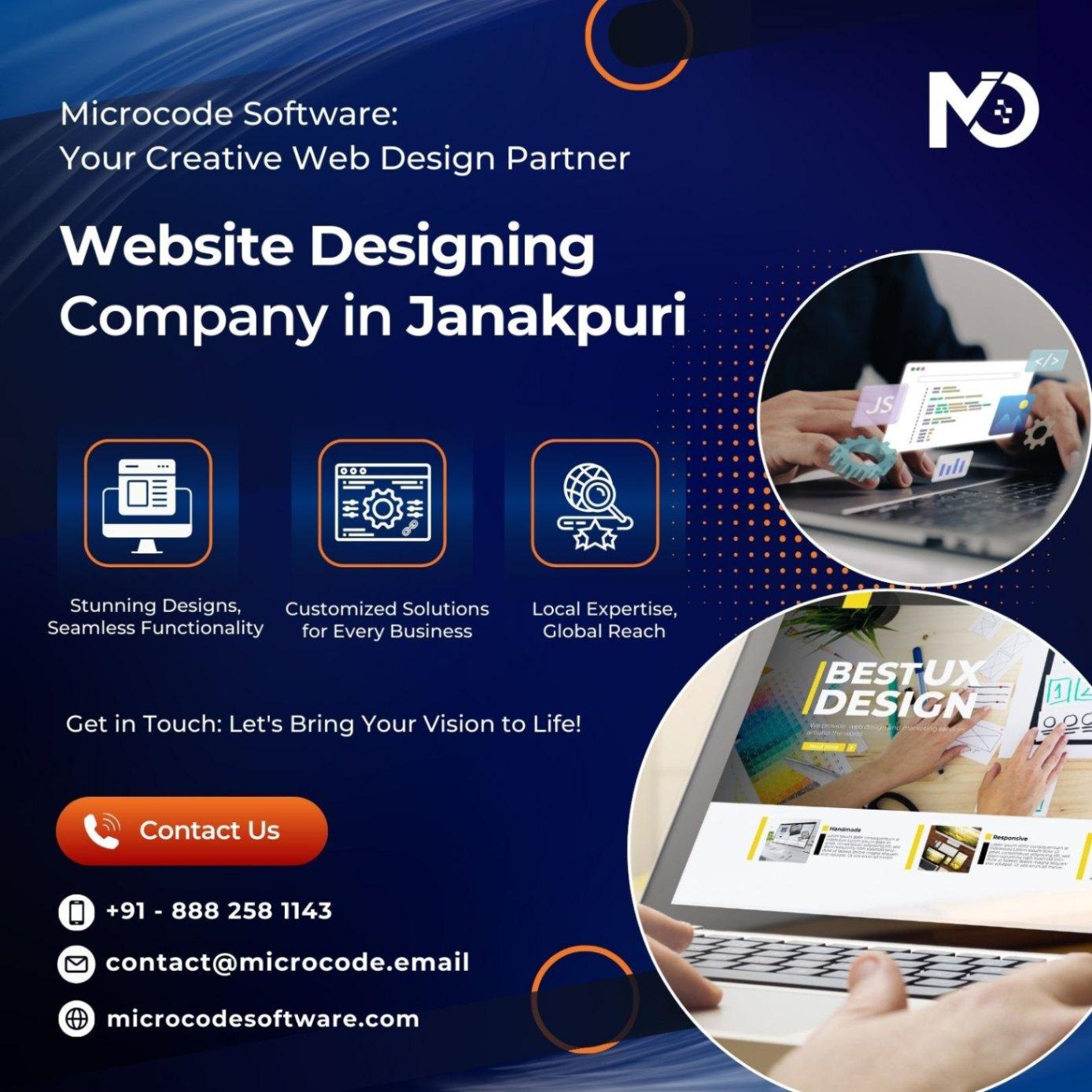 Best Website Designing Company in Janakpuri | +91-888-258-1143