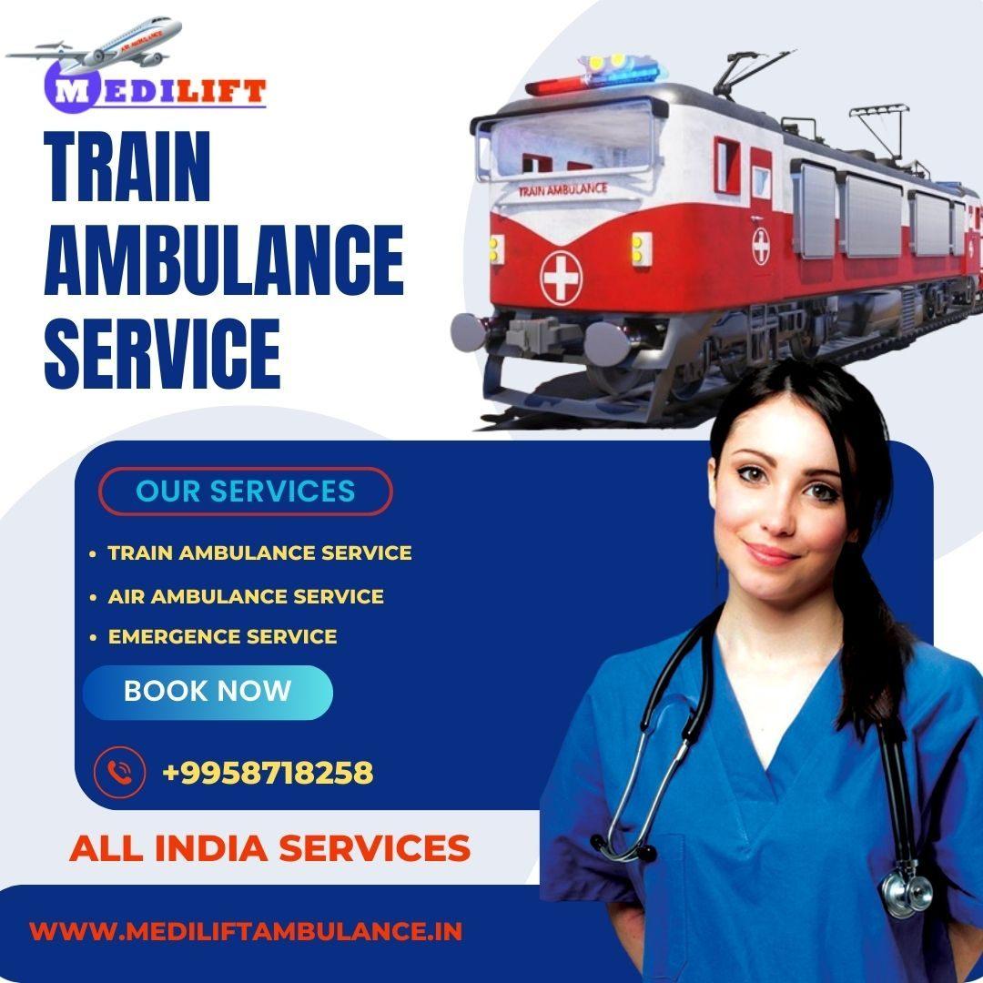 Use Medilift Train Ambulance Services in Guwahati at Lowest Budget