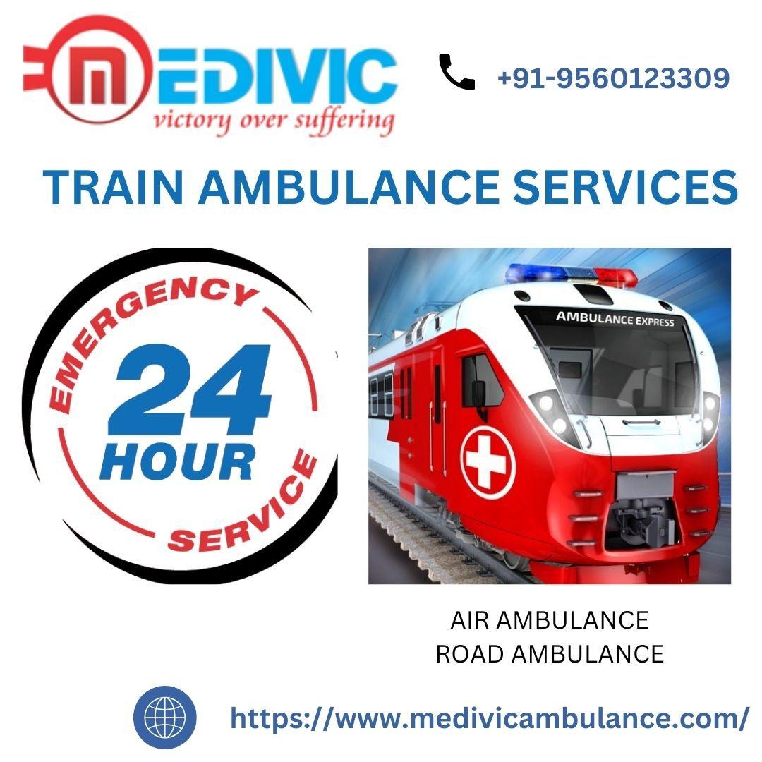 Travel without any difficulty with Medivic Train Ambulance in Patna 