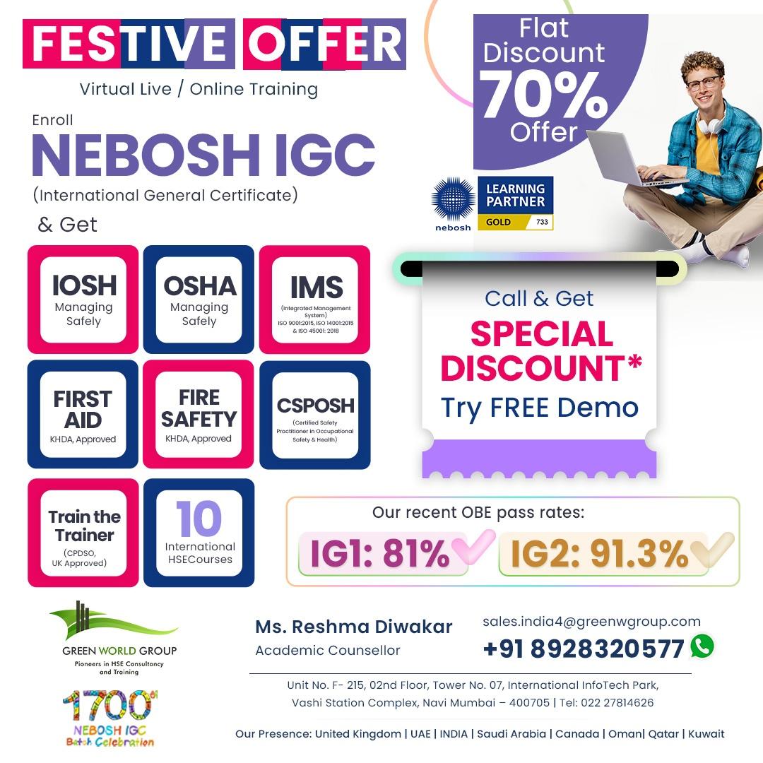 Unlock Career Opportunities with NEBOSH IGC - Festive Offer!