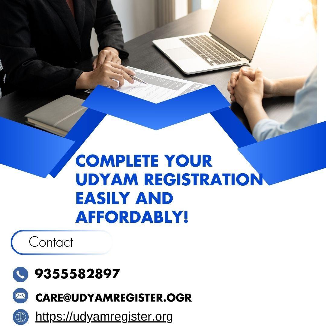 Complete Your Udyam Registration Easily and Affordably!
