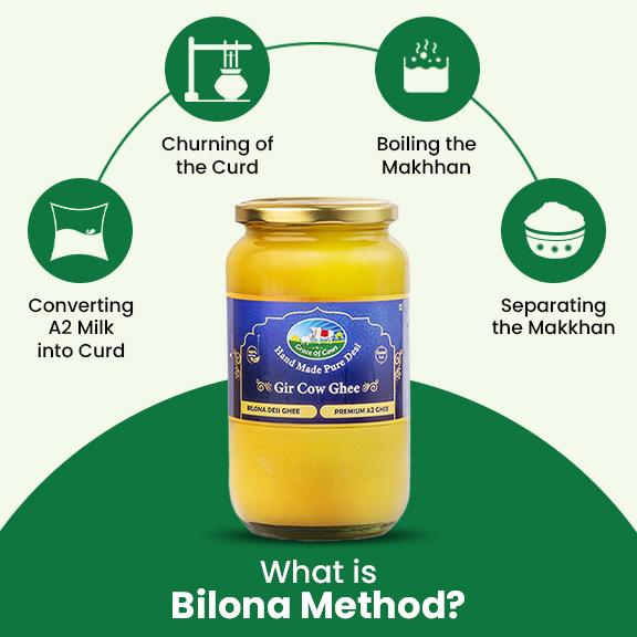Order the Health Benefits of A2 Bilona Ghee in Pune from Grace of Cows
