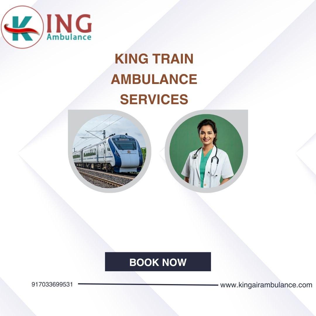 King Train Ambulance in Bangalore provides medical inside the train compartments