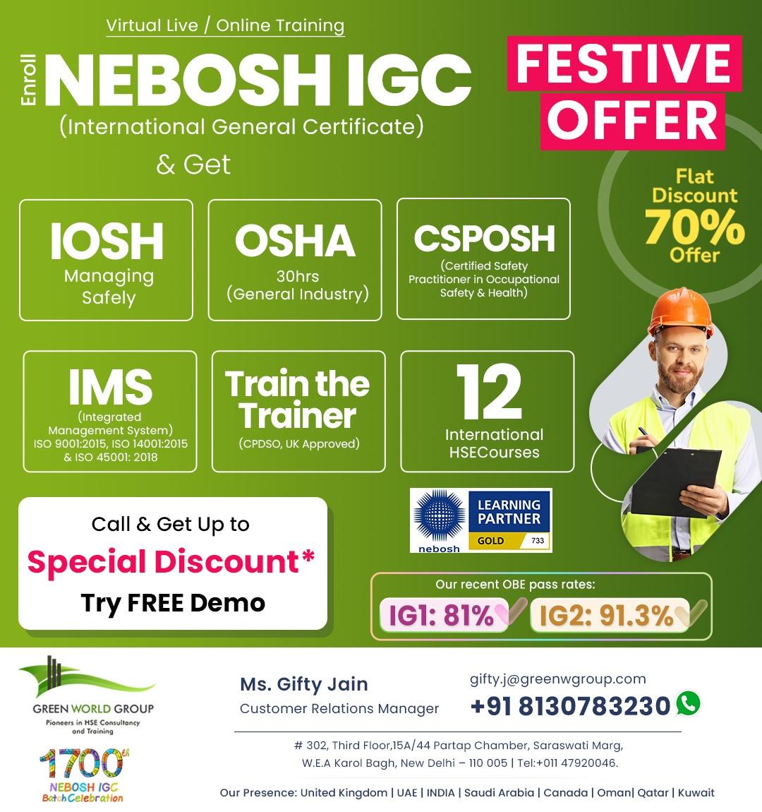 Unlock Your Career in Health & Safety with NEBOSH IGC!