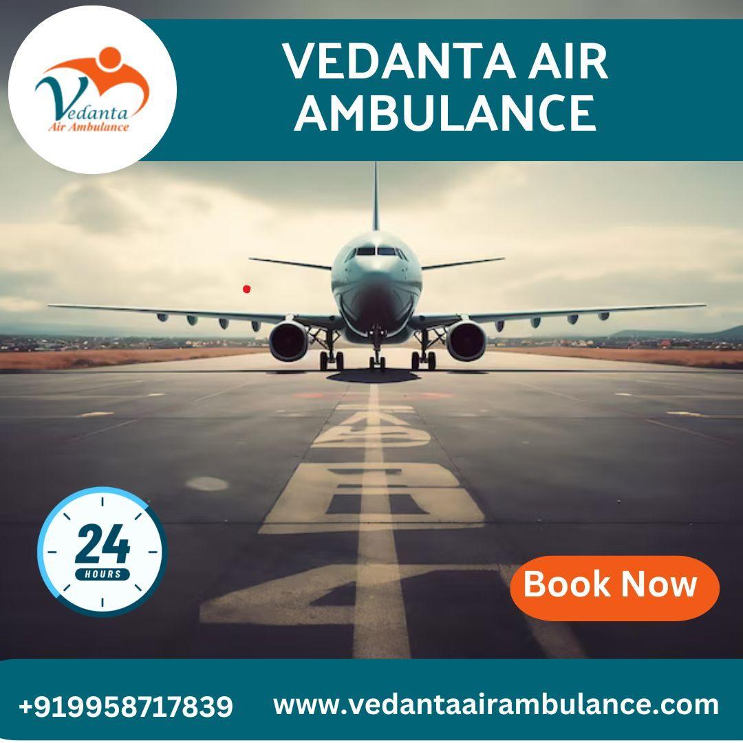 Book Vedanta Air Ambulance from Kolkata with Excellent Medical Amenities
