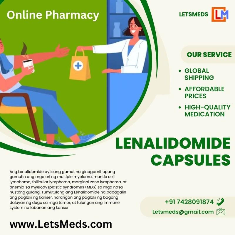 Buy Lenalidomide Capsules in the Philippines From LetsMeds