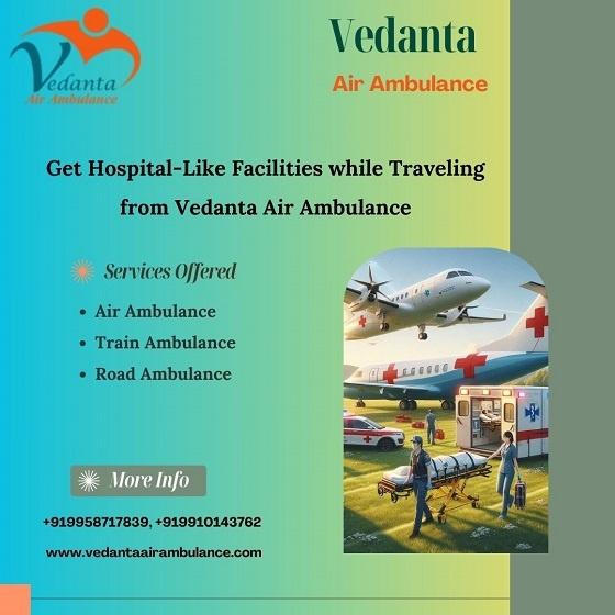Trustworthy Patient Transfer Air Ambulance by Vedanta Air Ambulance  Srinagar
