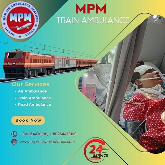 MPM Train Ambulance Service in Patna Offers Nursing Facility inside Compartment