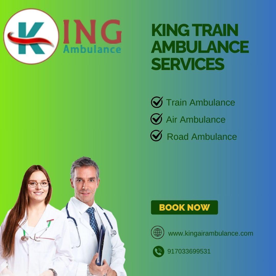 King Train Ambulance in Guwahati provides Non-risky Travel with Proper Safety