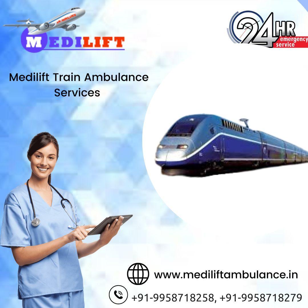 Travel Stress-free with Medilift Train Ambulance Service in Ranchi 