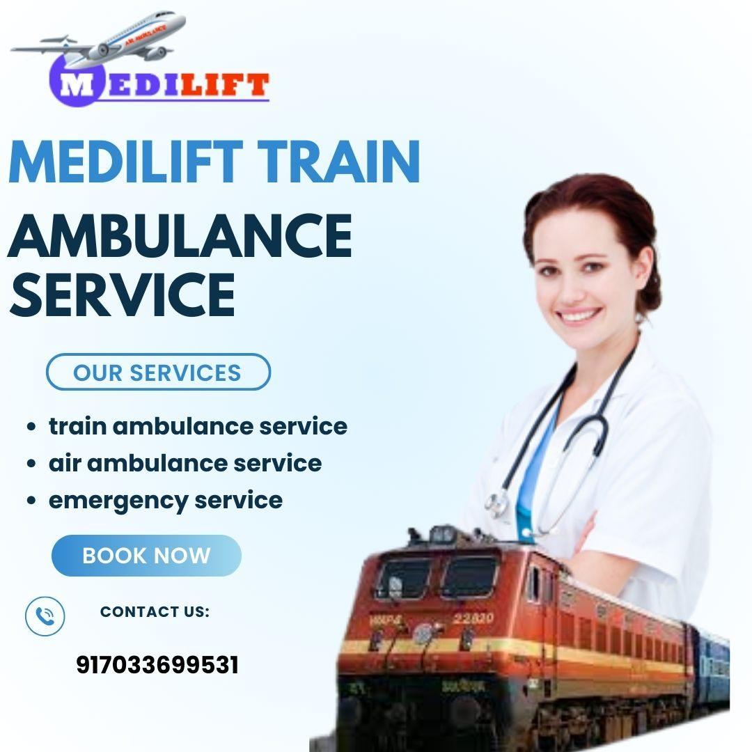 When your health is critical choose Medilift Train Ambulance Service in Pune