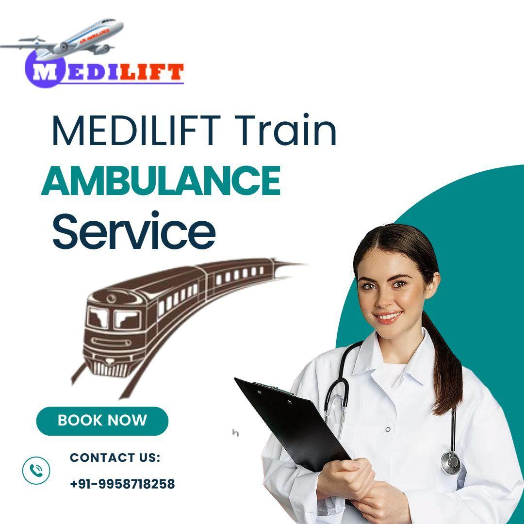 Medilift Train Ambulance in Varanasi Provides Ambulances at the Cheapest Price