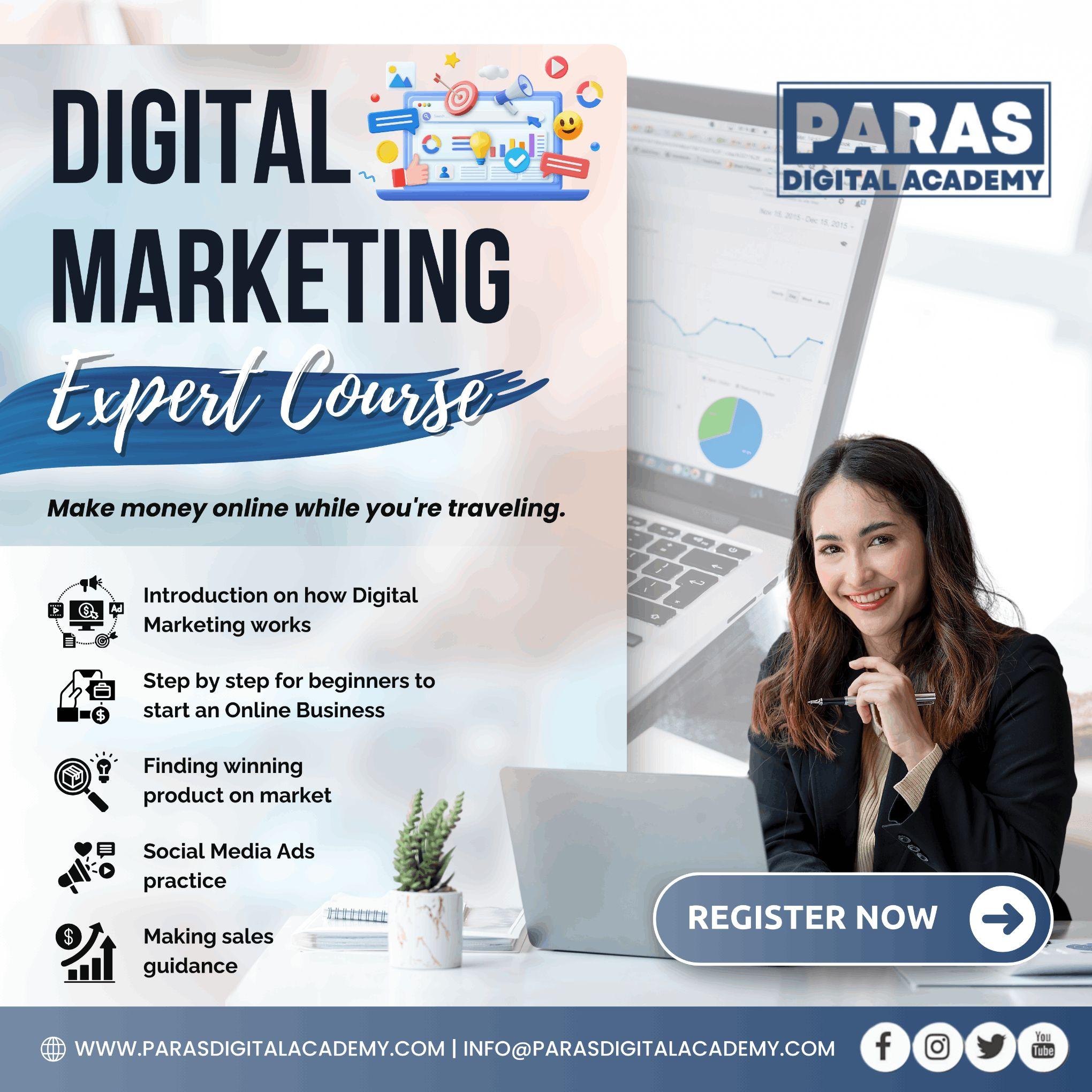 Digital Marketing Coaching in Mohali | Paras Digital Academy