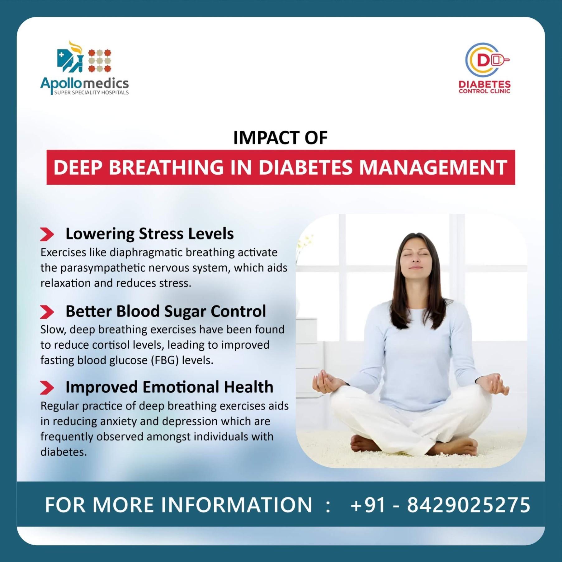 Improve Diabetes Management with Deep Breathing