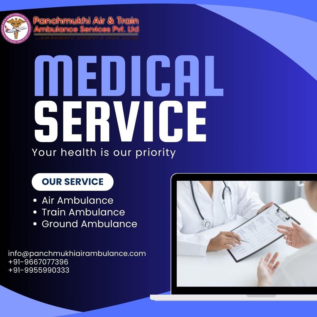 Utilize for Successful shift Panchmukhi Train Ambulance in Guwahati