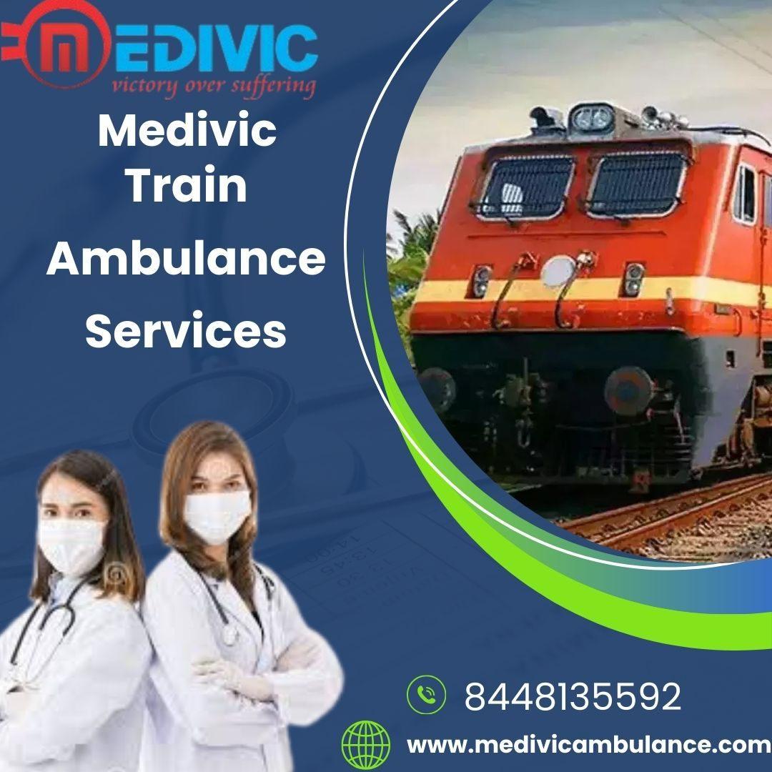 Medivic Train Ambulance Service in Allahabad 