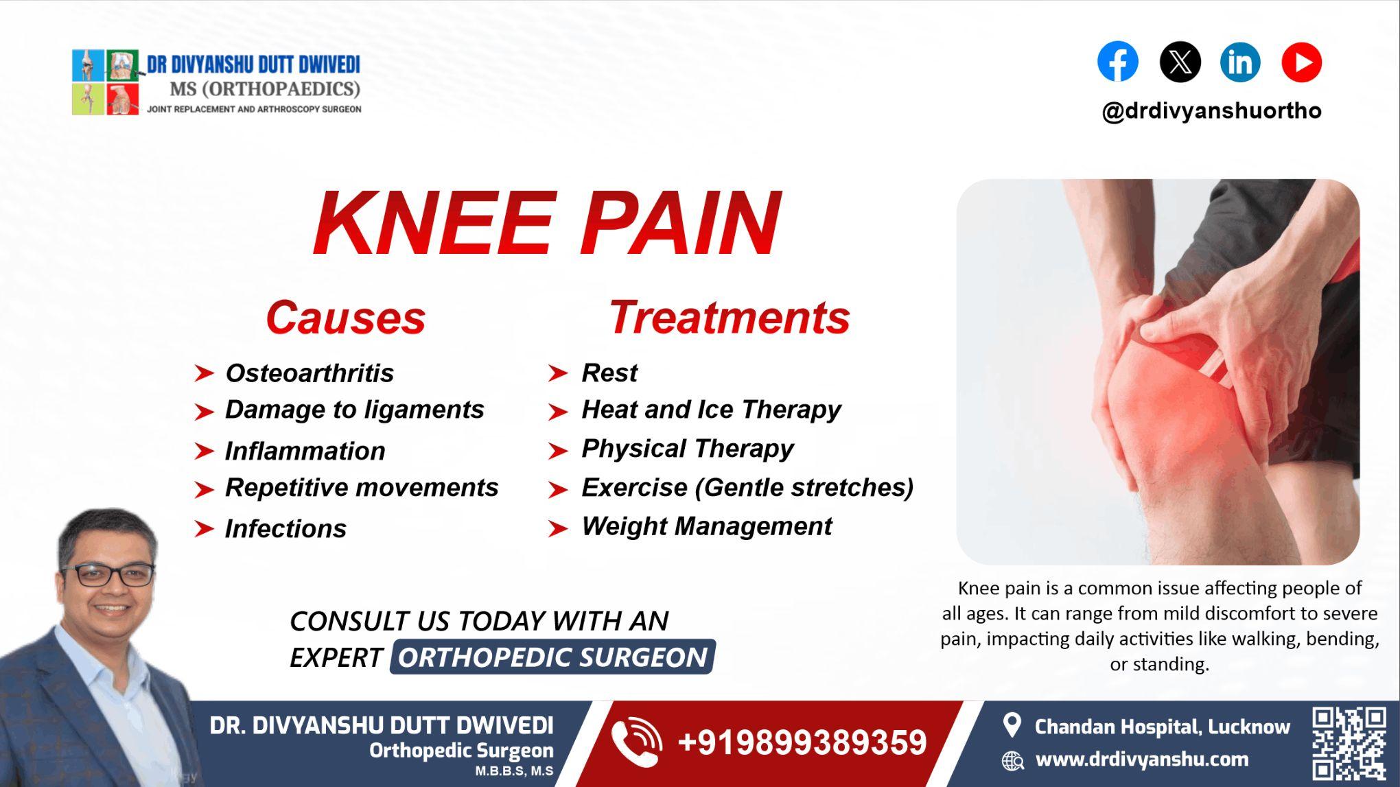 Causes and Treatment of Knee Pain | Dr. Divyanshu Dutt Dwivedi