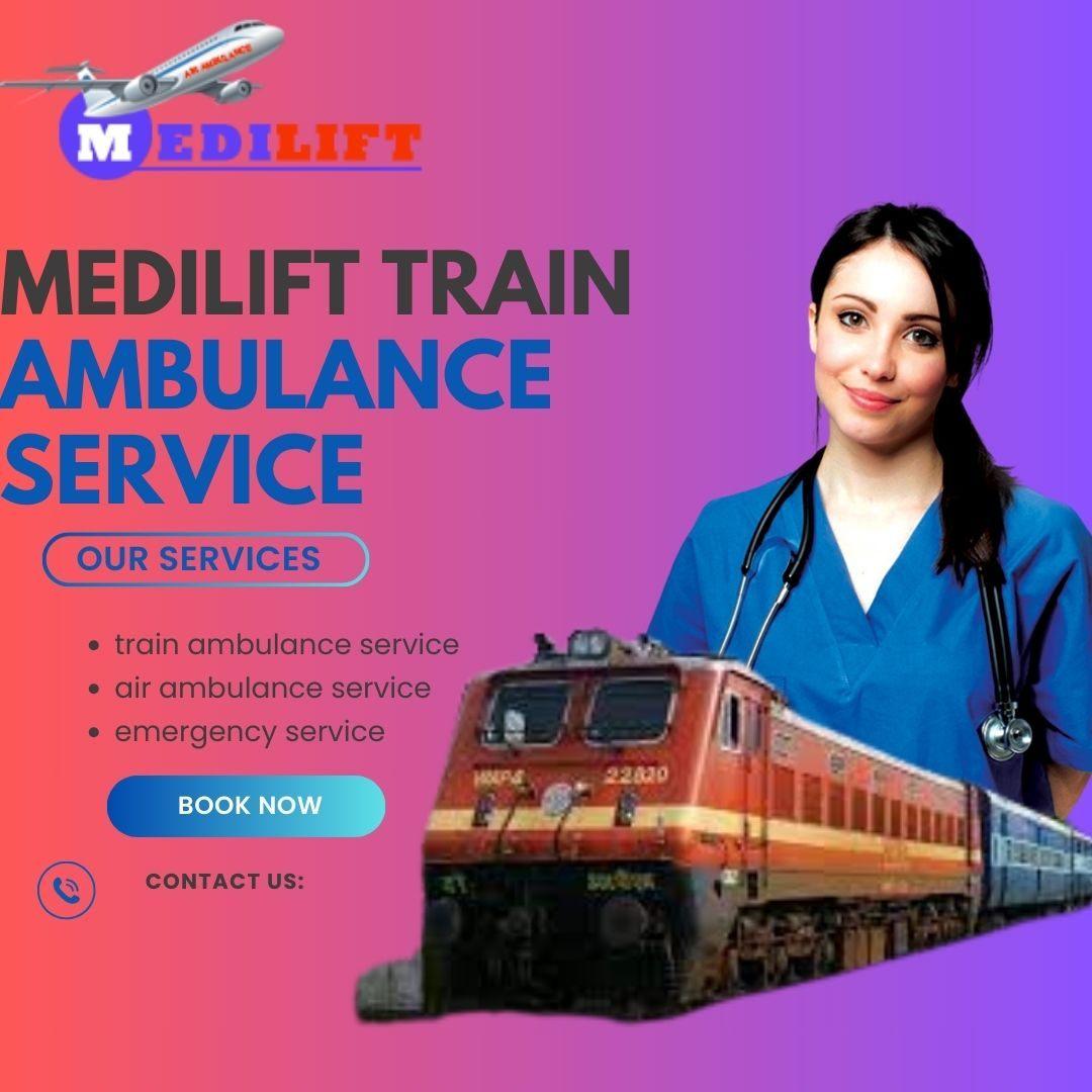 Urgently Move the Patient by Medilift Train Ambulance Service in Chennai at Ease